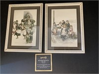 2 Small Ronald Embleton Prints