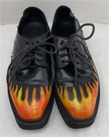 90s Flame Platform Shoes size 7