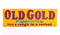 Old Gold Cigarettes Double Sided Tin Sign
