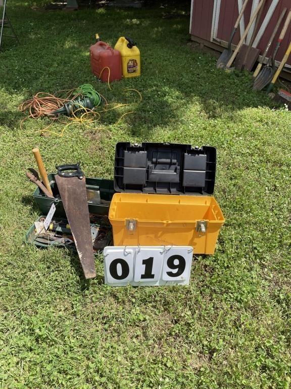 2 Tool Boxes and tools