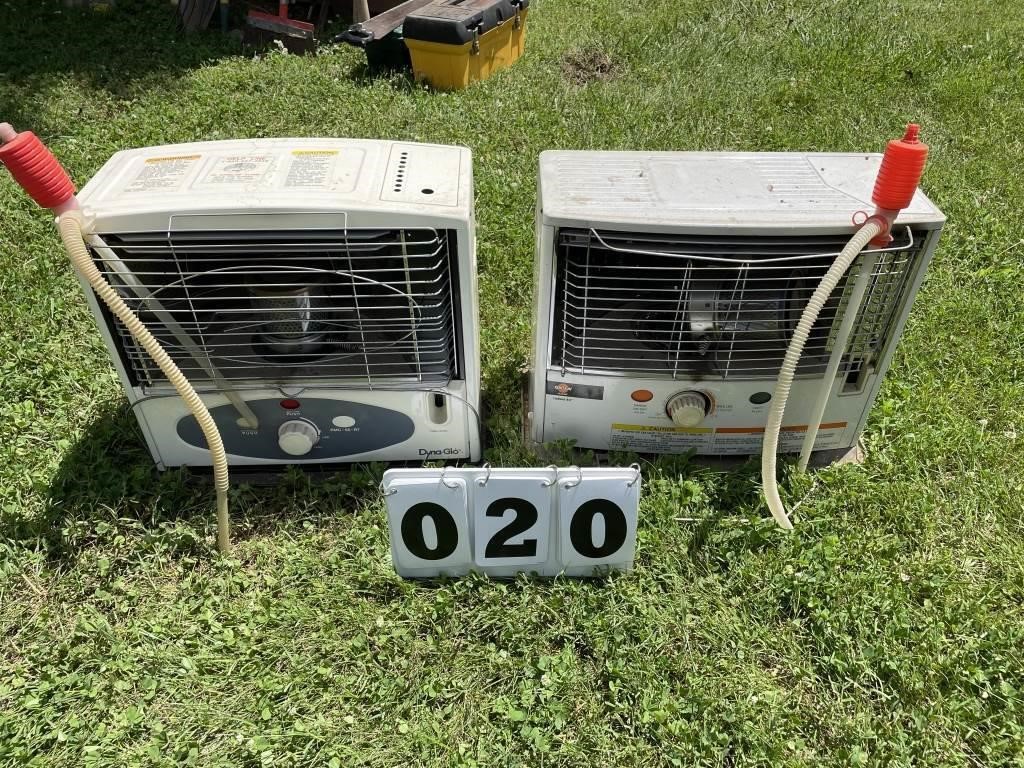 2 Dyna-Glo & Kero-Sun Heaters