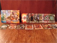 Pokemon and Bakugan collector cards