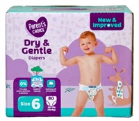 Parent's Choice Diapers, Dry & Gentle Diapers Size