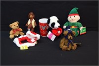 Miscellaneous (Boyds Bear, Stuffed bears, elf and