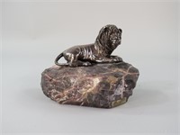 Resting Lion Sculpture