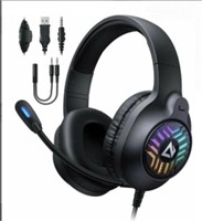 Gaming Head Set with Stereo Noice Cancelling Mic