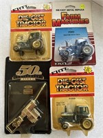 Ertl 1/64 scale Die Cast Toy Tractors & Baler