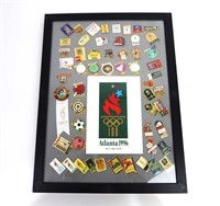 COLLECTION OF VINTAGE OLYMPIC PINS