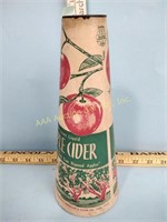 Sealright apple cider vintage paper bottle, Lima