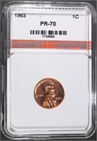 1963 LINCOLN CENT AGP PERFECT GEM PROOF