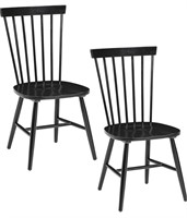 WINDSOR STYLE DINING CHAIRS 2CHAIRS