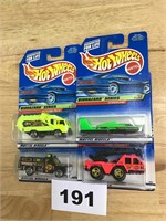 1997 Biohazard Series HotWheels lot of 4