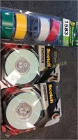 ELECTRIC TAPE / 2 SCOTCH MOUNTING TAPES