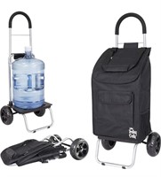 New- Trolley Dolly, Black Shopping Grocery