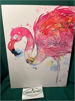 Flamingo Picture 14 1/2x19” Hobby Lobby