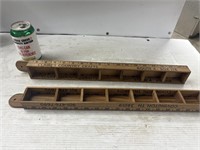 Knick knack box’s made out of yardsticks