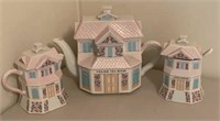 "The Lenox Village" 3 Piece Tea Set