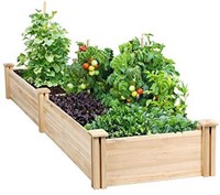 YAHEETECH Wood Raised Garden Bed Kit - New