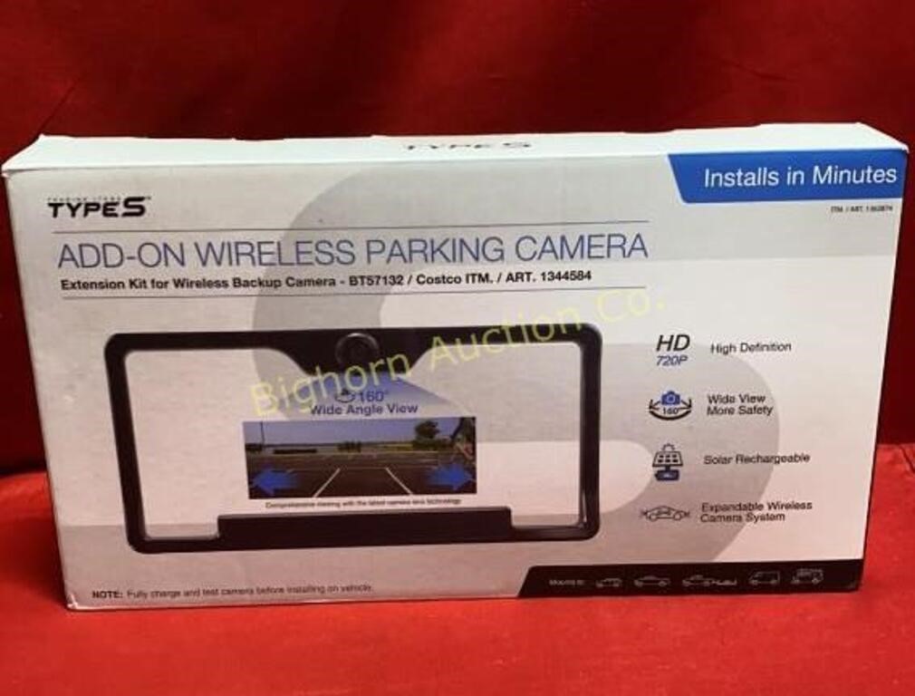 Unused Type S Add-On Wireless Parking Camera