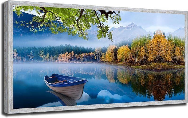 Arjun Lake Canvas Wall Art 60"x 30"