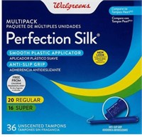 Walgreens 36ct Multipack Perfection Silk Tampons