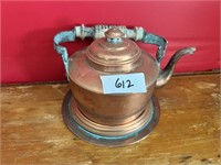 ANTIQUE COPPER TEA POT