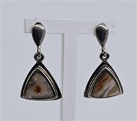 Sterling Silver Mother of Pearls Earrings