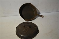 Grizzwald #8 Cast Iron Skillet With Lid