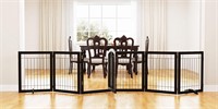 PAWLAND 144 Dog Gate  Espresso  6 Panels