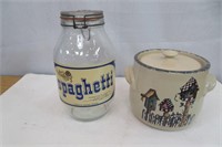 Cookie Jar & Spaghetti Jar