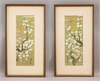 Lot of 2 Chinese Watercolor Signed