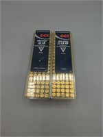 Two boxes sealed CCI .22s