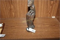 CARVED WOODEN NATIVE FIGURINE