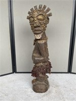 Carved African Tribal Art Statue