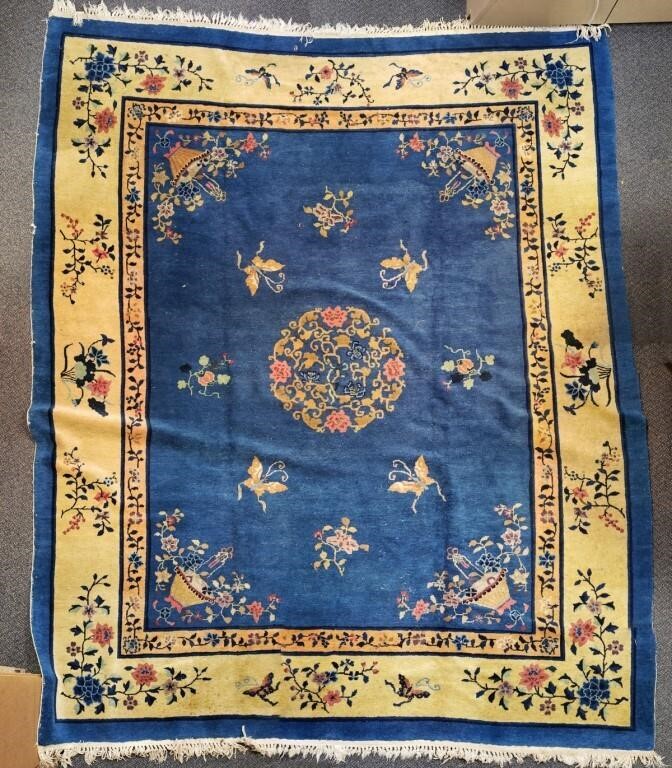 Chinese Qing Dynasty Imperial Large Carpet