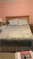 Queen Size Mattress and Box with Headboard