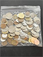 Over 1 Pound of Foreign Coins