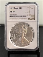 2022 American Silver Eagle NGC MS 69
