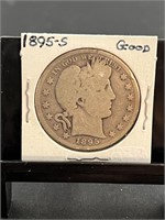 1895S Barber Half