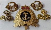 Vintage Military Navy Badges / Pins