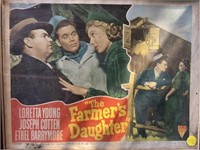The Farmers Daughter, Framed Movie Lobby Card
