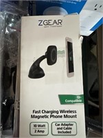 ZGEAR FAST CHARGING PHONE MOUNT RETAIL $20