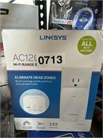 LINKSYS WIFI RANGE EXTENDER RETAIL $80