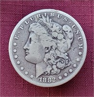 1882-S US Morgan Silver Dollar Coin