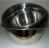 Stainless bowls