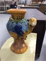 Ceramic turkey candle holder