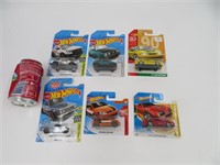 6 voitures hot wheels die cast