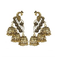Jhumka Tassel Drop Earrings Indian Ethnic Vintage