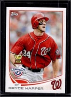 Bryce Harper Gold Cup 2nd Year Card 2013 Topps