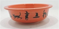 Fiesta Post 86 Halloween bowl, 8 1/4"